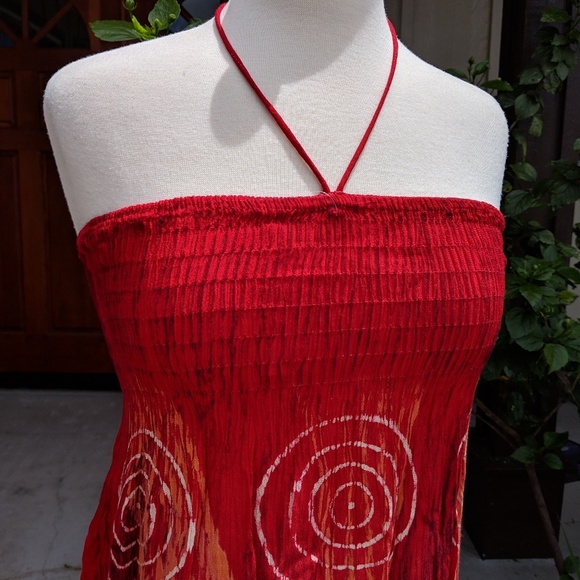 *5 For $25* Fringy Tie-Dyed Dress - Picture 3 of 5